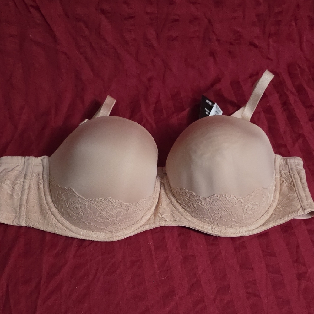 Torrid Lace Underwire Bra - Nude